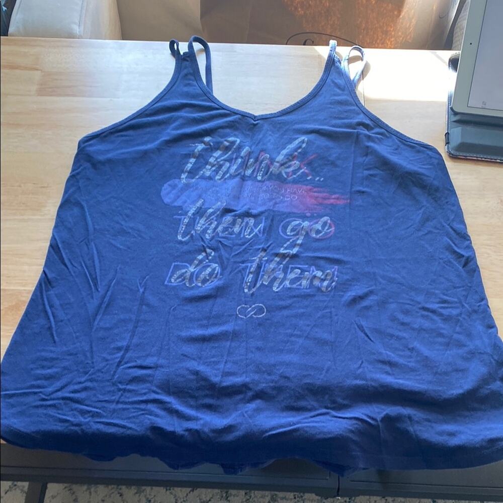 Calla Blue Graphic Tank Top